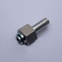 20411 SS inoxidável ISO 2151-DIN 3865 métrico fêmea 24 ° cone O-ring acessórios para tubos métricos de aço inoxidável