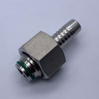 20511 SS inoxidável ISO 2151-DIN 3865 métrico fêmea 24 ° cone O-ring acessórios métricos de aço inoxidável